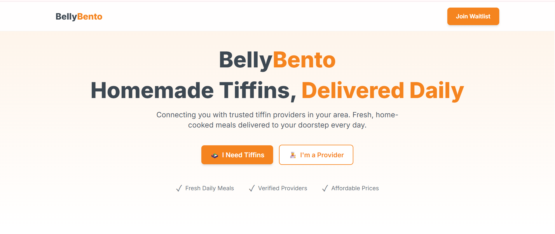 BellyBento screen 1